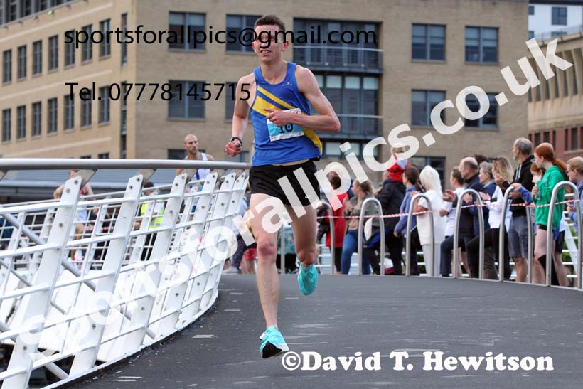 Quayside 5k Road Race, Newcastle/Gateshead, 2021, August 11th. Photo: David T. Hewitson/Sports for All Pics